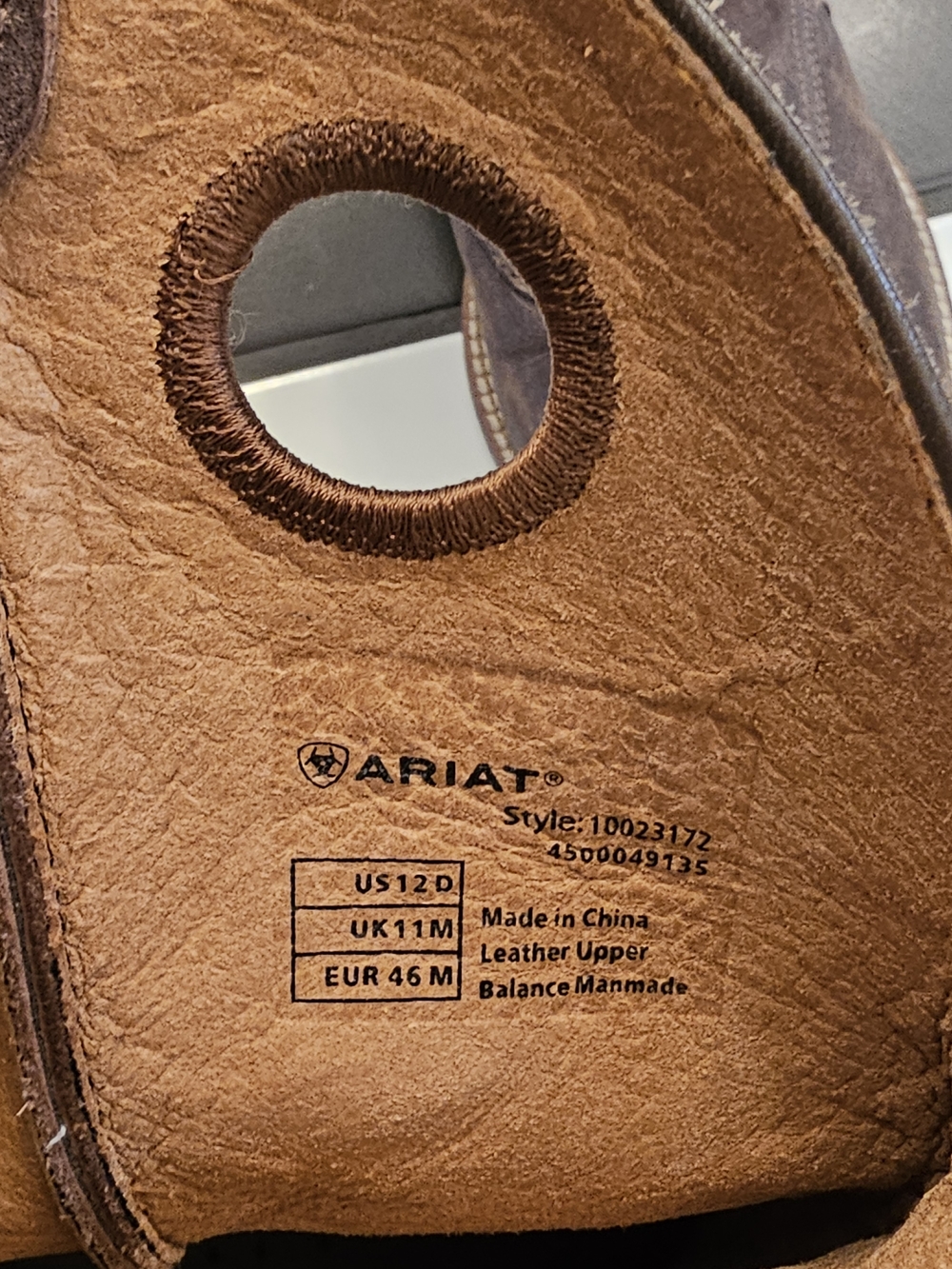 Ariat Men's Brown Western Pull-On Cowboy Boots - Picture 7 of 8